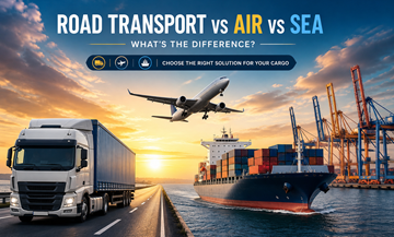 Comparație între transportul rutier cu camioane, transportul aerian de marfă cu avioane și transportul maritim cu nave container în logistica globală